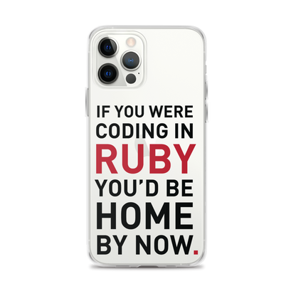 Ruby Home Clear Case for iPhone