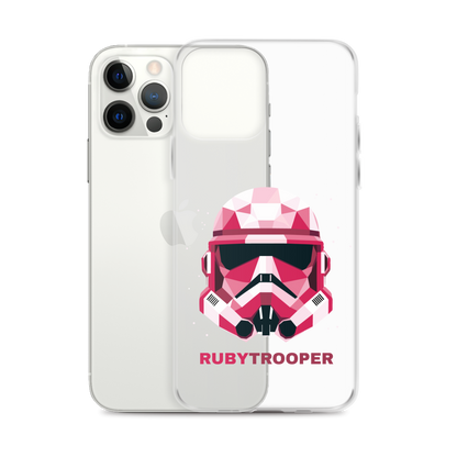 Ruby Trooper Clear Case for iPhone