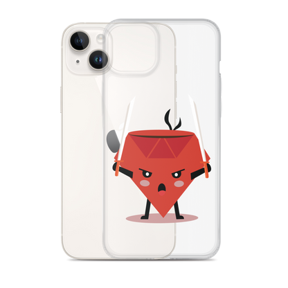 Ruby Warrior Clear Case for iPhone