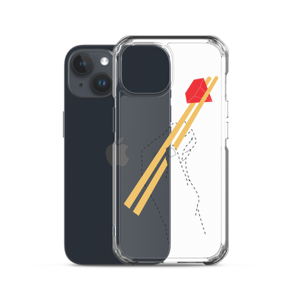 Ruby Chopstix Clear Case for iPhone
