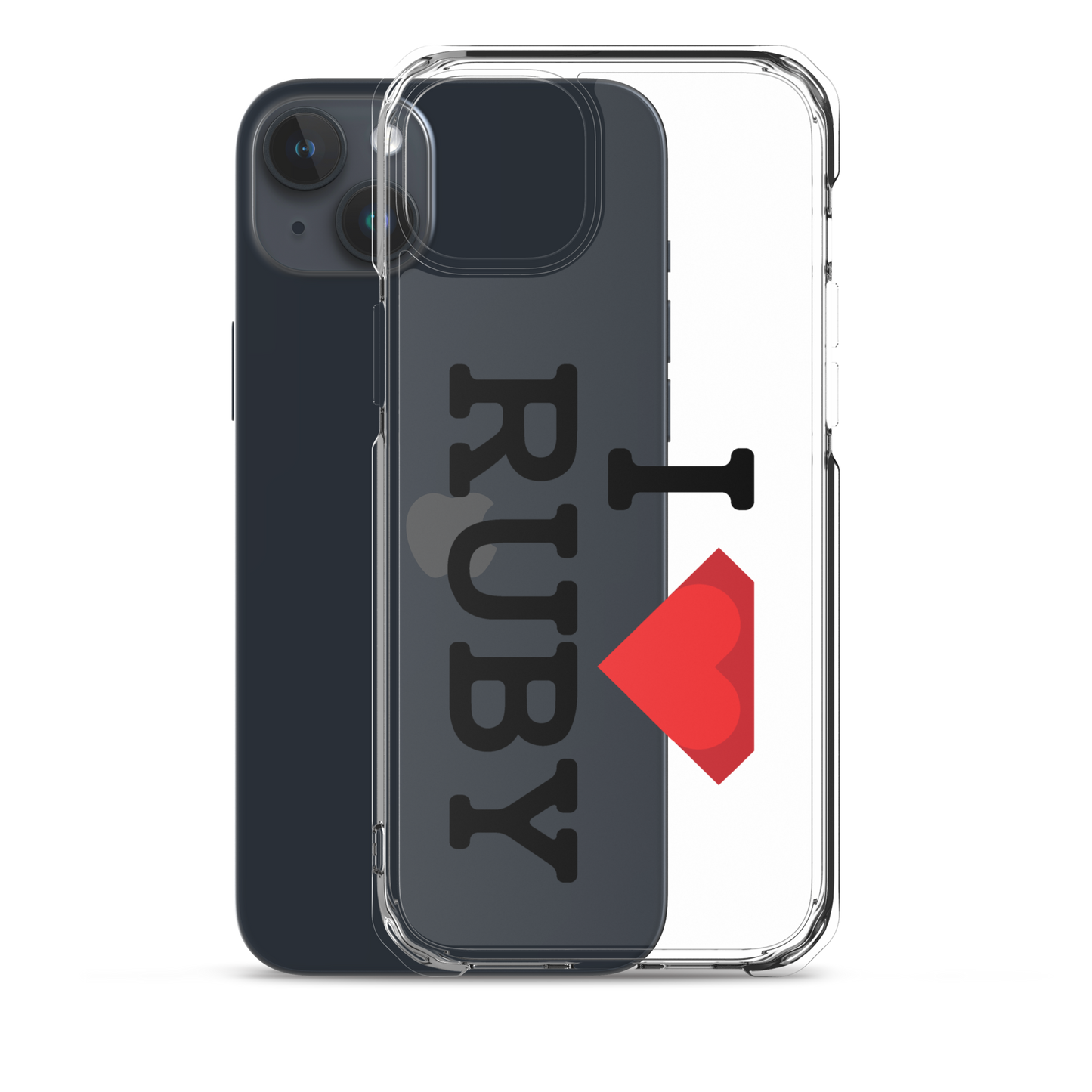 I Love Ruby Clear Case for iPhone