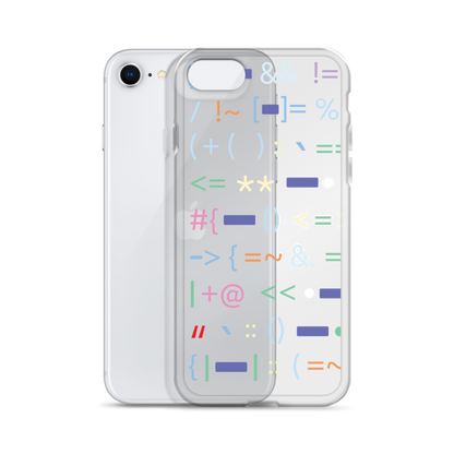 Ruby Tokens Clear Case for iPhone