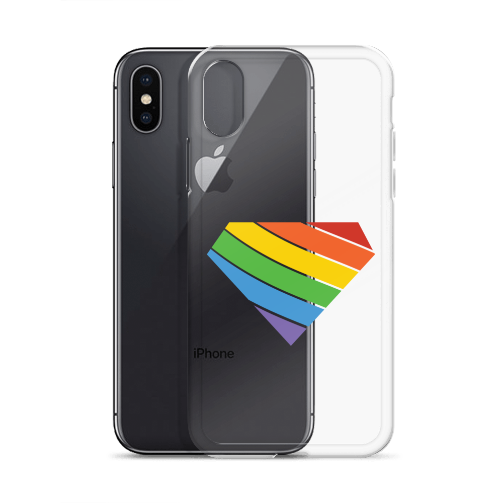 Ruby Pride Clear Case for iPhone