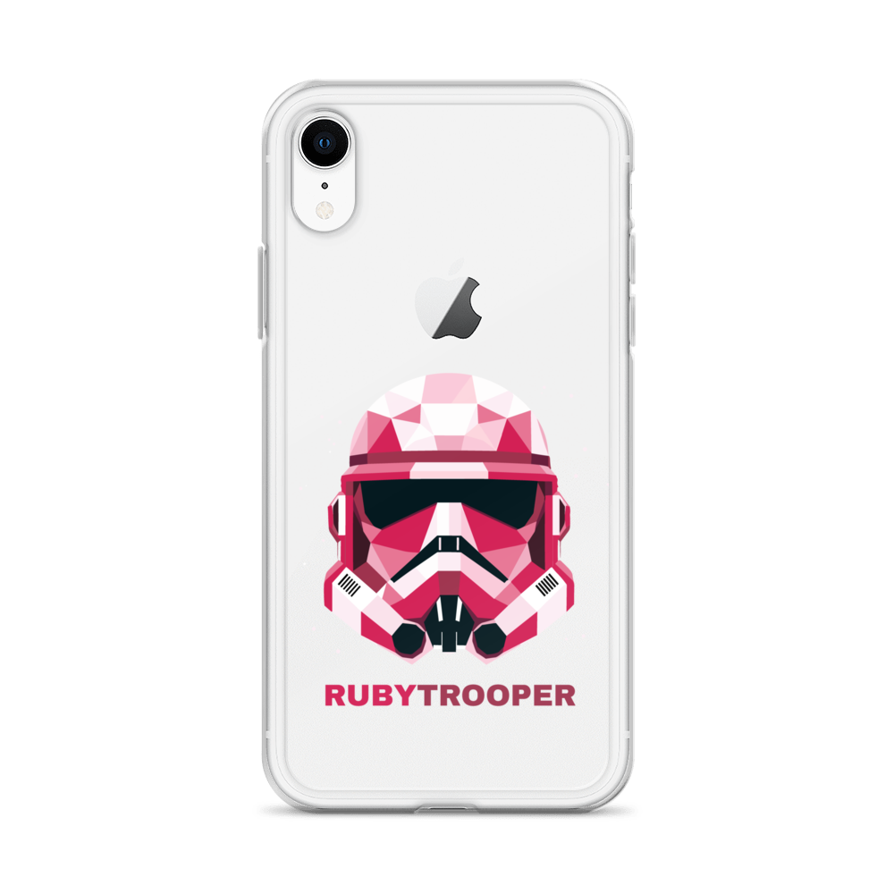 Ruby Trooper Clear Case for iPhone