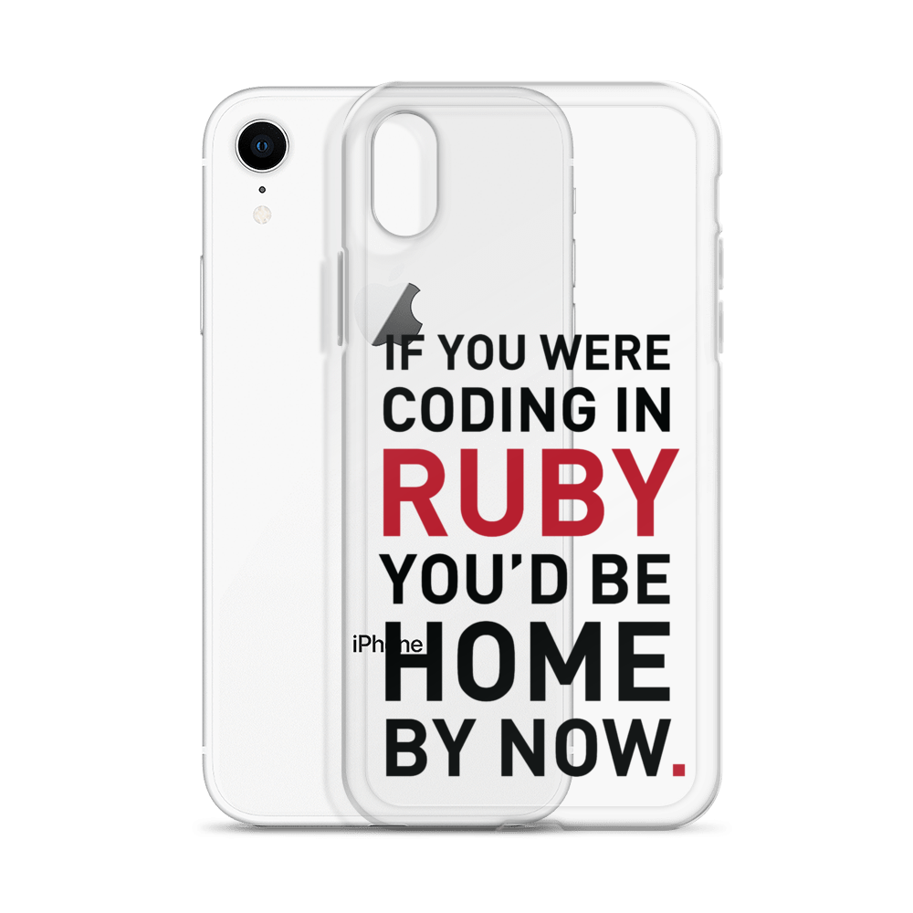 Ruby Home Clear Case for iPhone