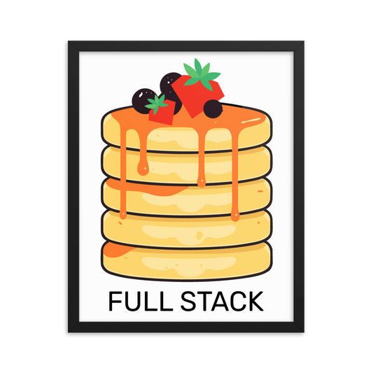 Full Stack Ruby Framed Poster