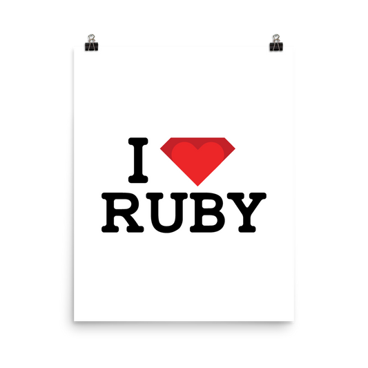 I Love Ruby Poster
