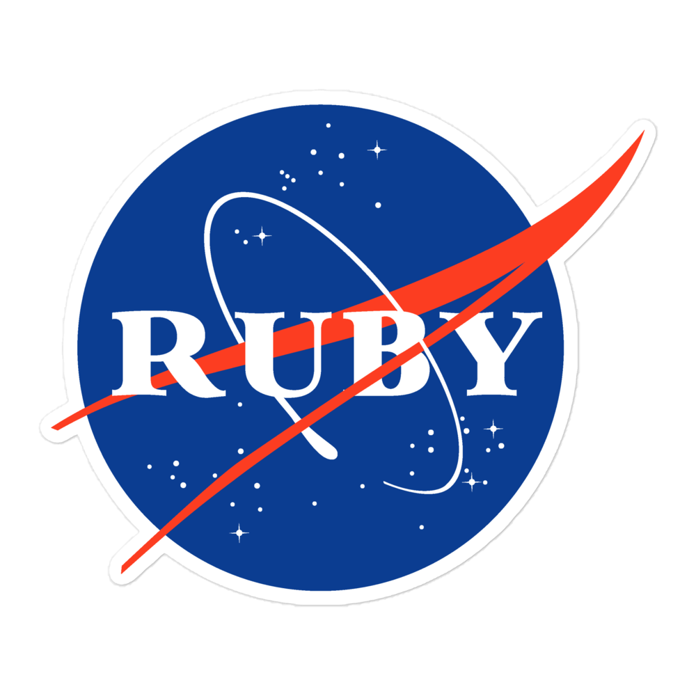 Ruby Nasa Sticker