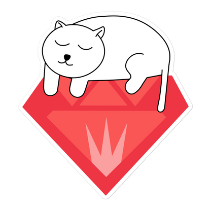 Cat Ruby Sticker
