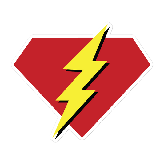 Ruby Lightning Sticker