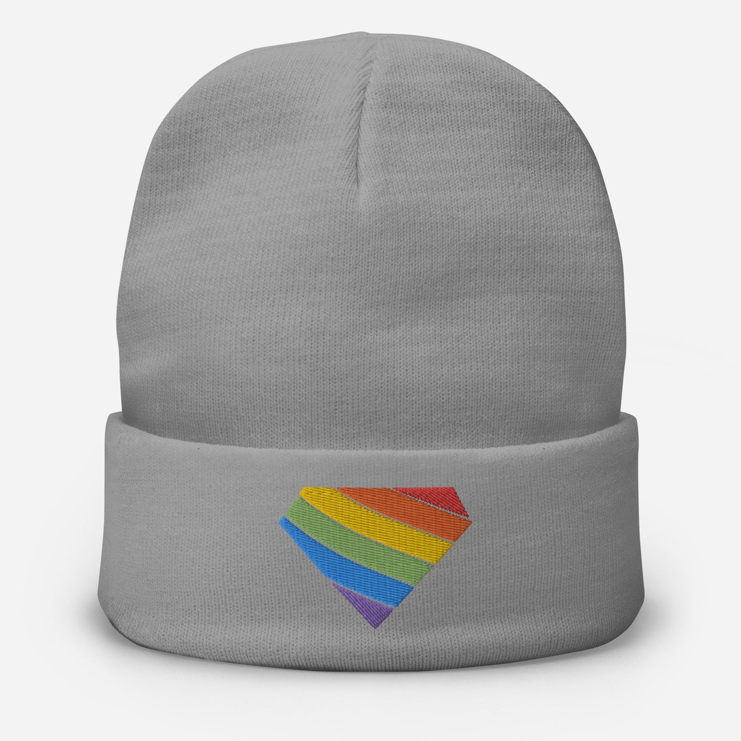 Ruby Pride Embroidered Beanie