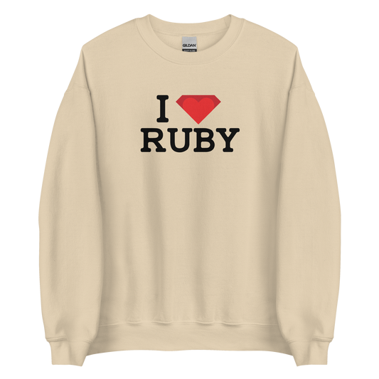 I Love Ruby Sweatshirt