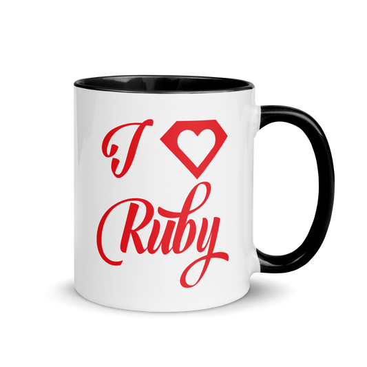 I Heart Ruby Coffee Mug