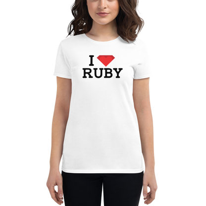 I Love Ruby Women's Teeshirt