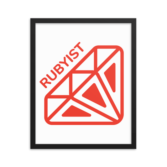 Rubyist Framed Poster